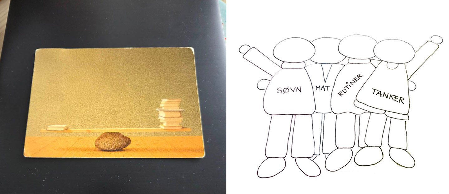 Bilde som visualiserer balanse